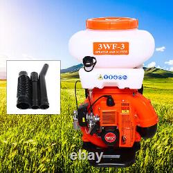 Backpack Fogger Sprayer Leaf Blower 3.7 Gallon Gas Pest Control Bug Garden21300W