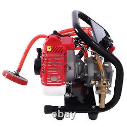 Backpack Gas Leaf Blower Gasoline Blower 26CC 2Stroke Engine 0.9HP Paint Sprayer
