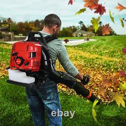 Backpack Gas Leaf Blower Snow Blower 75.6CC 4-Stroke Up to 750 CFM and 210 MPH