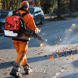 Backpack Gas Leaf Blower Snow Blower 75.6CC 4-Stroke Up to 750 CFM and 210 MPH