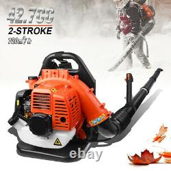 Backpack Gas Powered Leaf Blower Gasoline Snow Blowers 175 MPH 42.7CC 2-Stroke