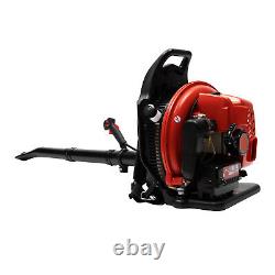 Backpack Leaf Blower 2-Stroke Gas Powered Snow Blower 63.3CC 2700W Air cooling