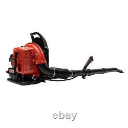 Backpack Leaf Blower 2-Stroke Gas Powered Snow Blower 63.3CC 2700W Air cooling