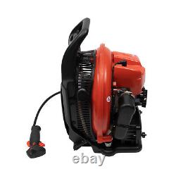 Backpack Leaf Blower 2-Stroke Gas Powered Snow Blower 63.3CC 2700W Air cooling