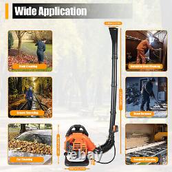 Backpack Leaf Blower 2-stroke Commercial 47.2 CC With Springs Shock Absorption
