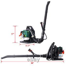Backpack Leaf Blower 52cc 2 Stroke Gas Powered Handheld with Extention Tube
