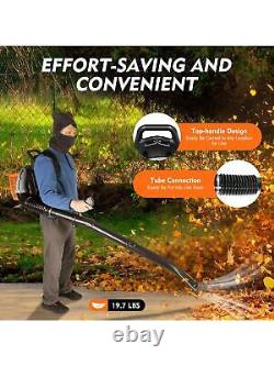 Backpack Leaf Blower, 65CC 3.6HP 2Cycle Backpack Blower Gas Powered