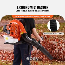 Backpack Leaf Blower 79CC 2-Cycle Gas Leaf Blower 930CFM Air Volume 184MPH