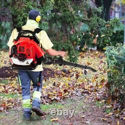 Backpack Leaf Blower G as Powered Snow Blower 650CFM 63CC 2-Stroke 2.3H P Set