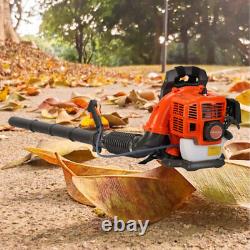 Backpack Leaf Blower Gas Powered Snow Blower 550CFM 52CC 2-Stroke 1.25 KW