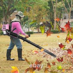 Backpack Leaf Blower Gas Powered Snow Blower 550CFM 52CC 2-Stroke 1.25 KW 1.7HP