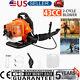 Backpack Leaf Blower Gas Powered Snow Blower 6650CFM 280MPH 43CC 2-Stroke 3HP