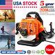 Backpack Leaf Blower Gas Powered Snow Blower 665CFM 63CC 2-Stroke 6800RPM