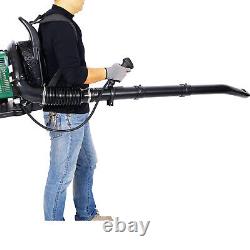 Backpack Leaf Blower Gas Powered Snow Blower 750CFM 63.3CC 2-Stroke 190MPH 3.6HP