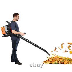 Backpack Leaf Blower Gas Powered Snow Blower 850CFM 65CC 2-Stroke Engine 3.7HP