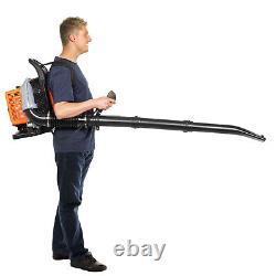 Backpack Leaf Blower Gas Powered Snow Blower 850CFM 65CC 2-Stroke Engine 3.7HP