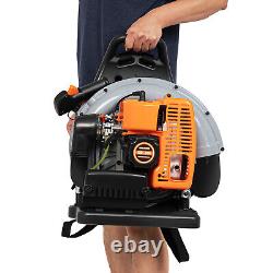 Backpack Leaf Blower Gas Powered Snow Blower 850CFM 65CC 2-Stroke Engine 3.7HP