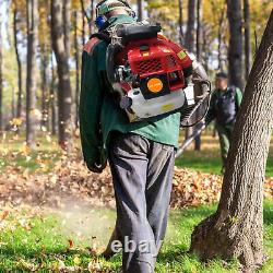 Backpack Leaf Blower Petrol Engine 80cc Garden Back Pack Easy Start Blow USA
