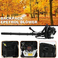 Backpack Powerful Blower 63CC 2-stroke Motor Gas Powered 650 CFM Leaf Blower