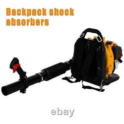 Backpack Powerful Blower Leaf Blower 80CC 2-stroke Motor Gas 850 CFM US 1.7L