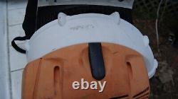 Blower STIHL BR350 backpack leaf blower good compression for parts or repair