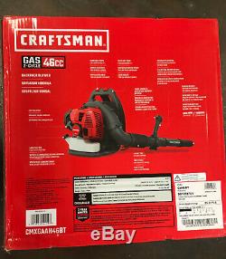 CRAFTSMAN 46cc 2-cycle 220MPH 490CFM Gas Backpack Leaf Blower CMXGAAH46BT
