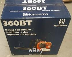 (CT1) Husqvarna 360BT 65.6cc 2-Cycle Gas Backpack Leaf Blower