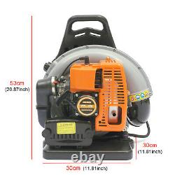 Commercial 2-Stroke 65CC Backpack Leaf Blower Gas Powered Grass Lawn Blower