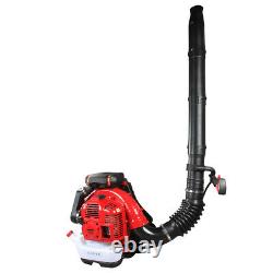 Commercial 75.6cc 2 Stroke Backpack Gas Powered Leaf Blower