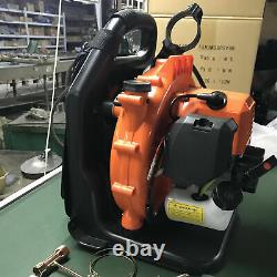 Commercial Backpack Gas Leaf Blower Snow Leaf Blowing Machine 42.7CC 2 Stroke
