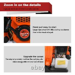 Commercial Backpack Leaf Blower Gas Powered Grass Lawn Blower 2 Stroke 63CC