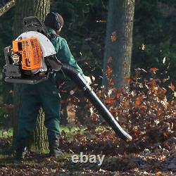 Commercial Backpack Leaf Blower Gas Powered Grass Lawn Blower 2-Stroke 63CC NEW