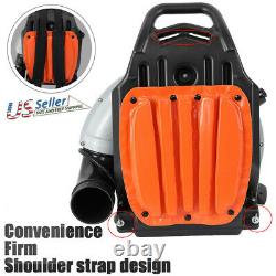 Commercial Backpack Leaf Blower Gas Powered Grass Lawn Blower 2-Stroke 63CC NEW