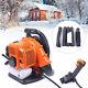 Commercial Backpack Leaf Blower Gas Powered Snow Blower 7000r/Min 42.7CC 2Stroke
