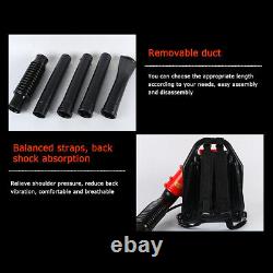 Commercial Gas Leaf Blower Backpack 2 Strokes 42.7CC Gas-powered Backpack Blower