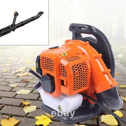 Commercial Gas Leaf Blower Backpack 2 Strokes 42.7CC Grass Lawn Blower 6800r/min