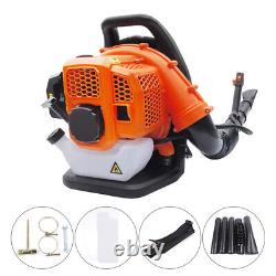 Commercial Gas Leaf Blower Backpack 2 Strokes 42.7CC Grass Lawn Blower 6800r/min