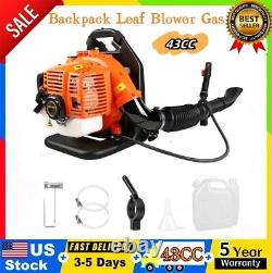 Commercial Gas Leaf Blower Backpack Gas-powered Backpack Blower 2 Stroke 43CC