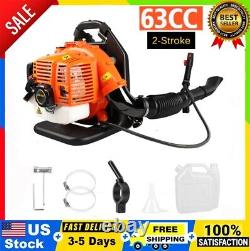 Commercial Gas Leaf Blower Backpack Gas-powered Backpack Blower 2-Stroke 63CC