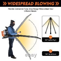 Commercial Gas Leaf Blower Backpack Gas-powered Backpack Blower 2-Strokes 63cc