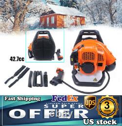 Commercial Gas-powered Leaf Blower Backpack Backpack Blower 2-Strokes 42.7CC NEW