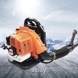 Commercial Leaf Blower Snow Blower Backpack 42.7CC 2-Stroke Gas Powered Engine