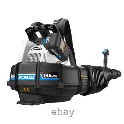 Cordless Backpack Leaf Blower Brushless 40V 5.0 Ah Battery and Charger Included