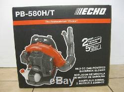 ECHO Backpack Gas Leaf Blower PB-580HT 215 MPH 510 CFM 58.2cc 2-Stroke Cycle