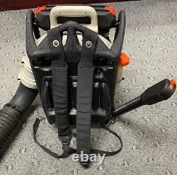 ECHO Backpack Leaf Blower 58.2cc Gas 2-Stroke PB-60HT withTube & Throttle 195mph