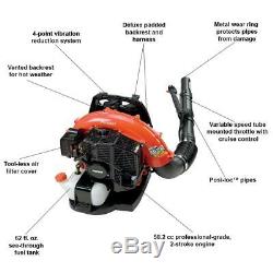 ECHO Gas Backpack Leaf Blower Pro Durable Powerful Vented 2 Stroke PB-580T