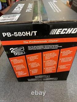 ECHO PB-580H/T Leaf Blower 58.2cc 2-Stroke Cycle Gas Powered Backpack Blower