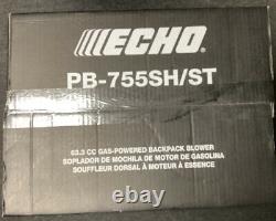 ECHO PB-755SH/ST 63.3cc Gas Backpack Leaf Blower 233 MPH NIB Tube Controls