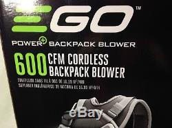 EGO LB6002 145Mph 600Cfm 56V Cordless Backpack Leaf Blower with 5.0Ah & Charger