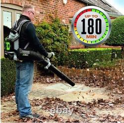 EGO LB6002 180 MPH, 600 CFM Backpack Leaf Blower with 5Ah Battery and Charger NEW